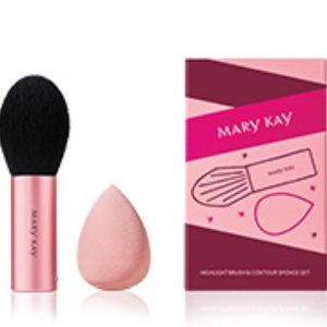 Limited-Edition† Mary Kay® Highlight Brush & Contour Sponge Set